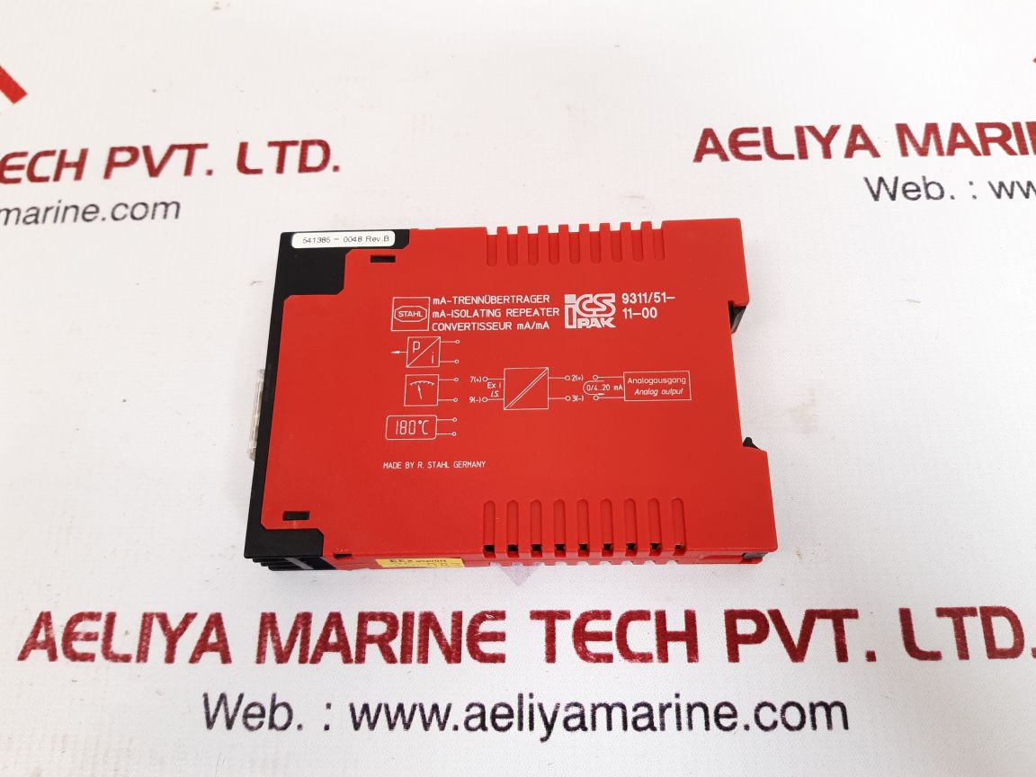 Stahl 9311/51-11-00 ma-isolating repeater