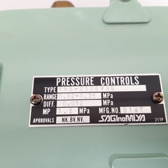 Saginomiya yns-c106wgq pressure switch New