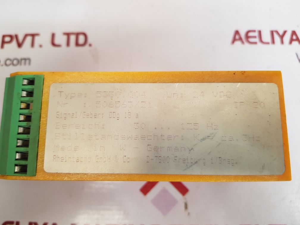 Rheintacho 5330.004 speed relay still detector