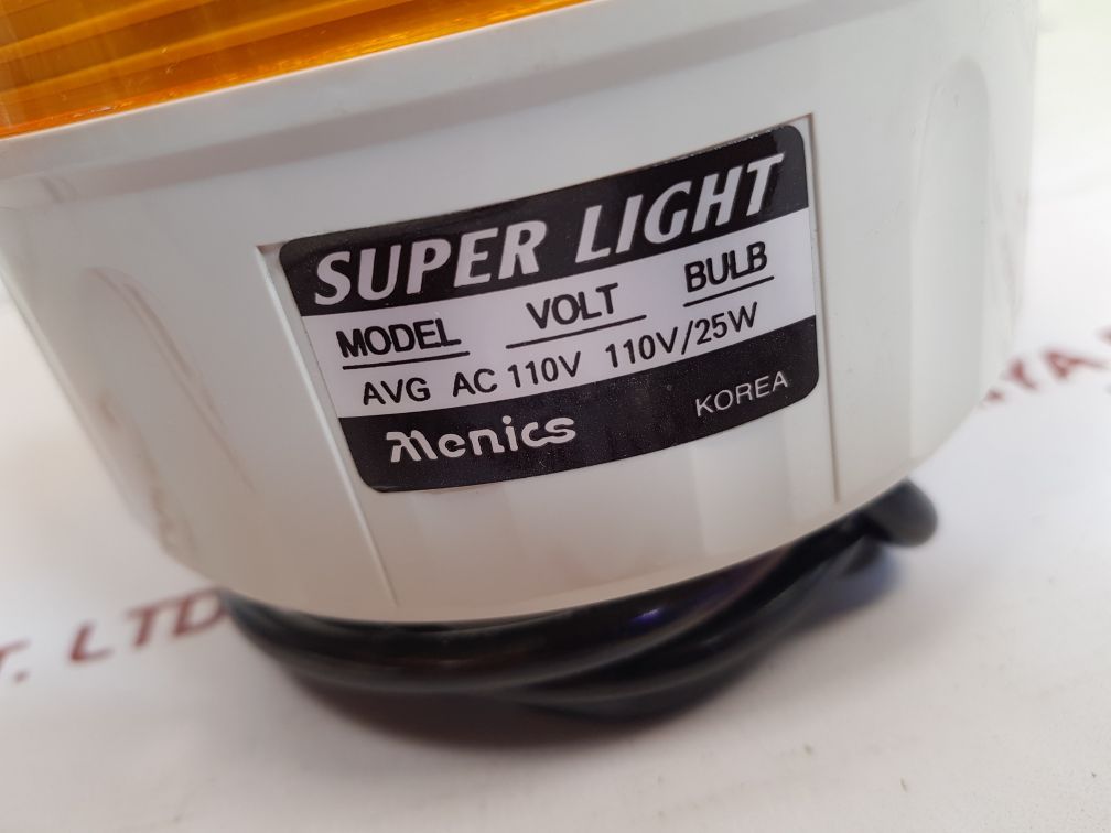 Menics avg yellow rotating strobe light