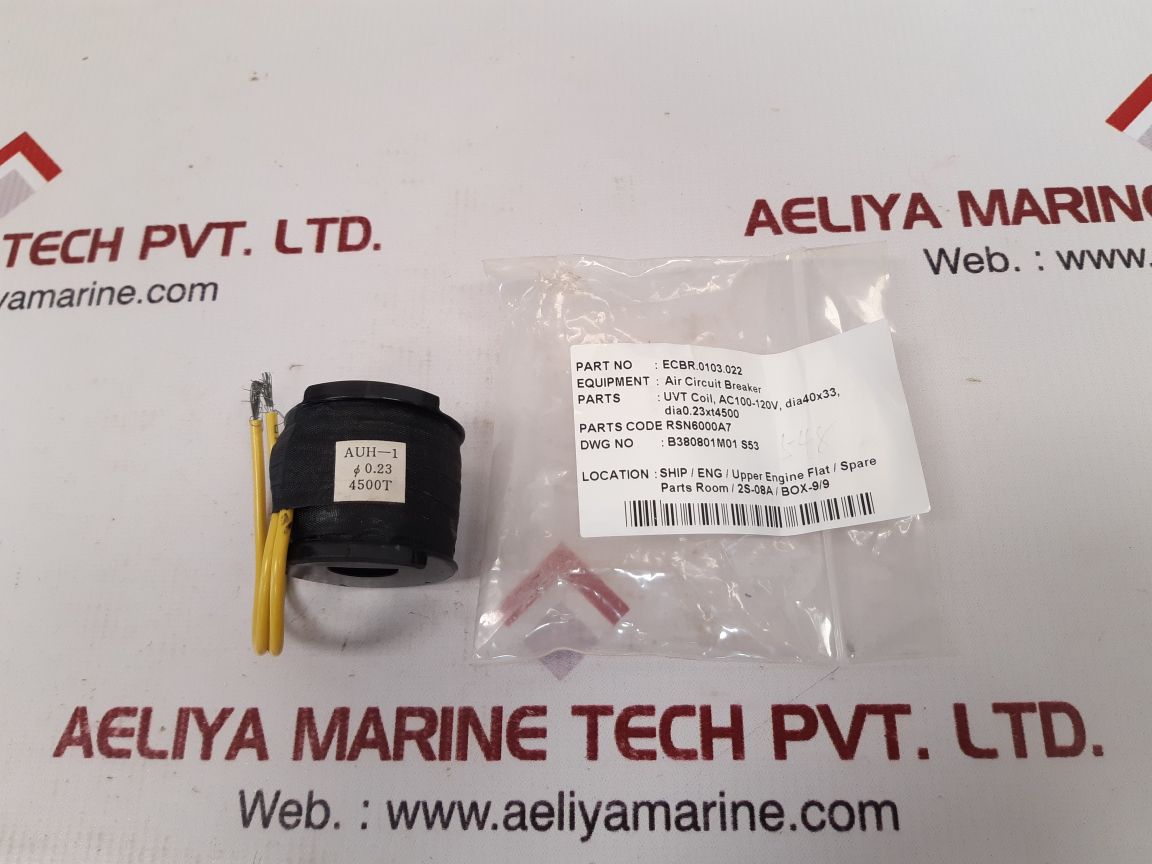 Auh-1 Uvt Coil Ecbr.0103.022 Ac100-120V