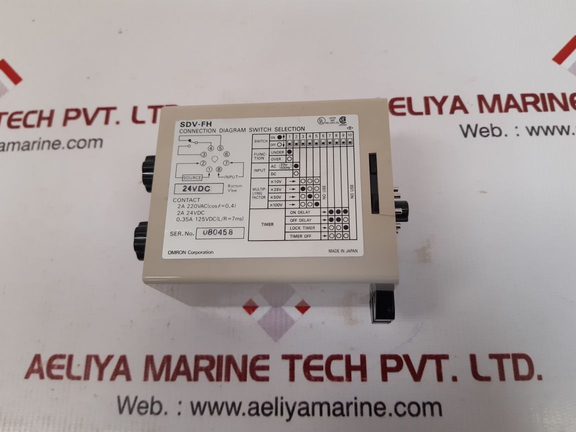 Omron sdv-fh2t voltage sensor