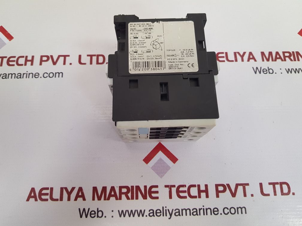 Siemens 3rt1526-1a..0 contactor 