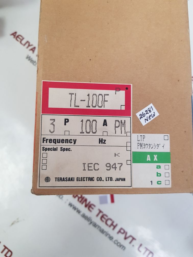 Terasaki tl-100f tembreak circuit breaker