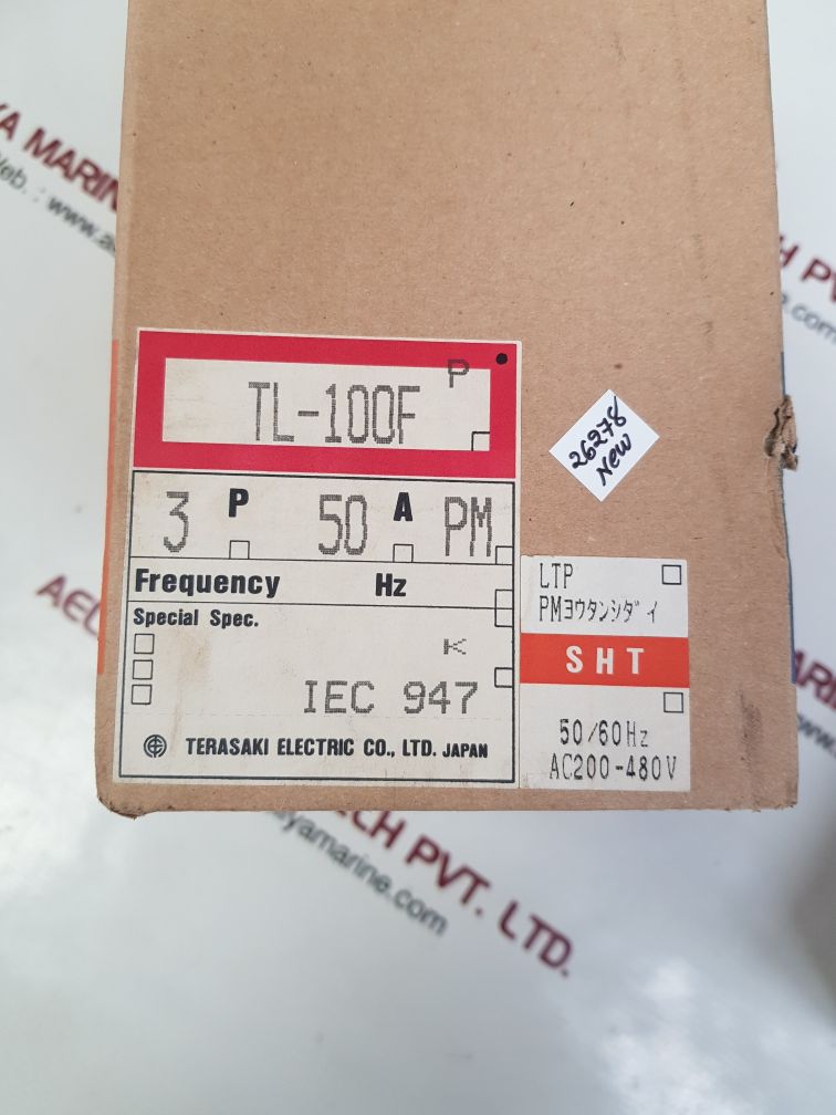 Terasaki tl-100f tembreak circuit breaker 50a