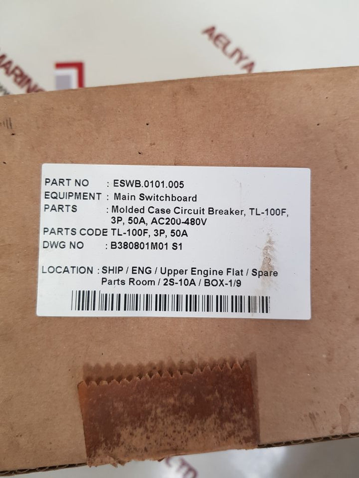 Terasaki tl-100f tembreak circuit breaker 50a