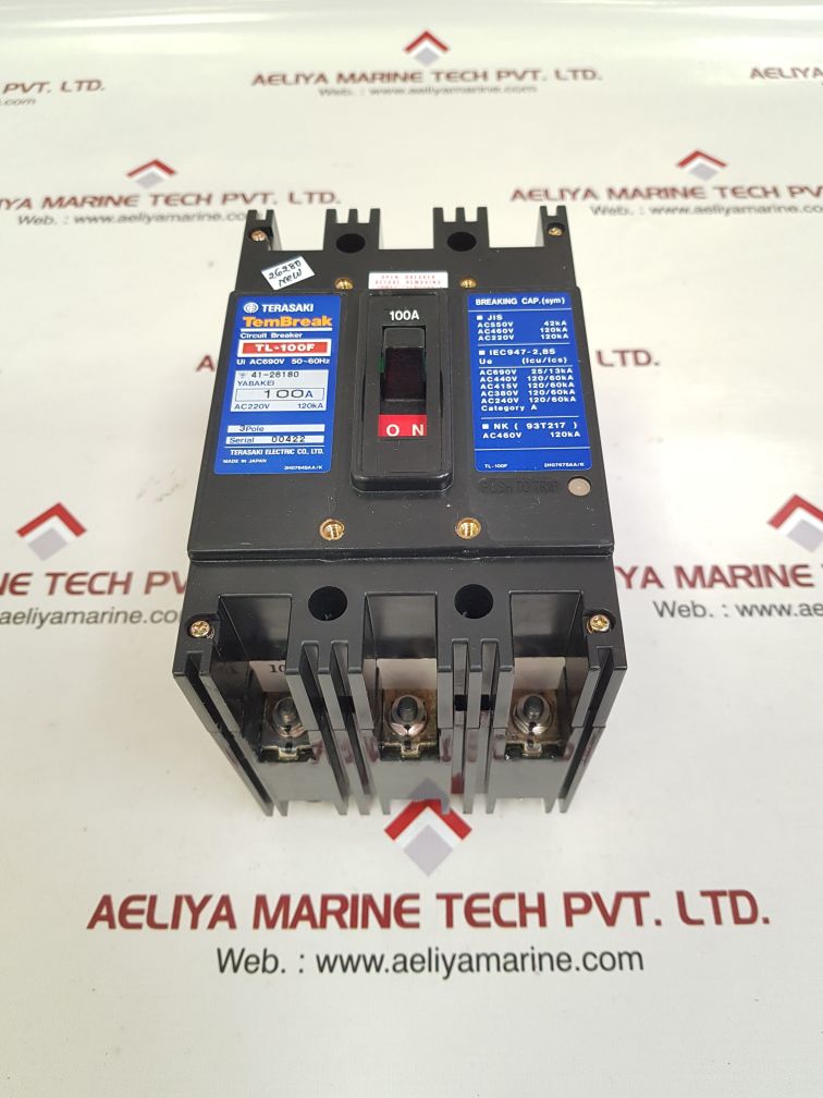 Terasaki tl-100f circuit breaker 100 a