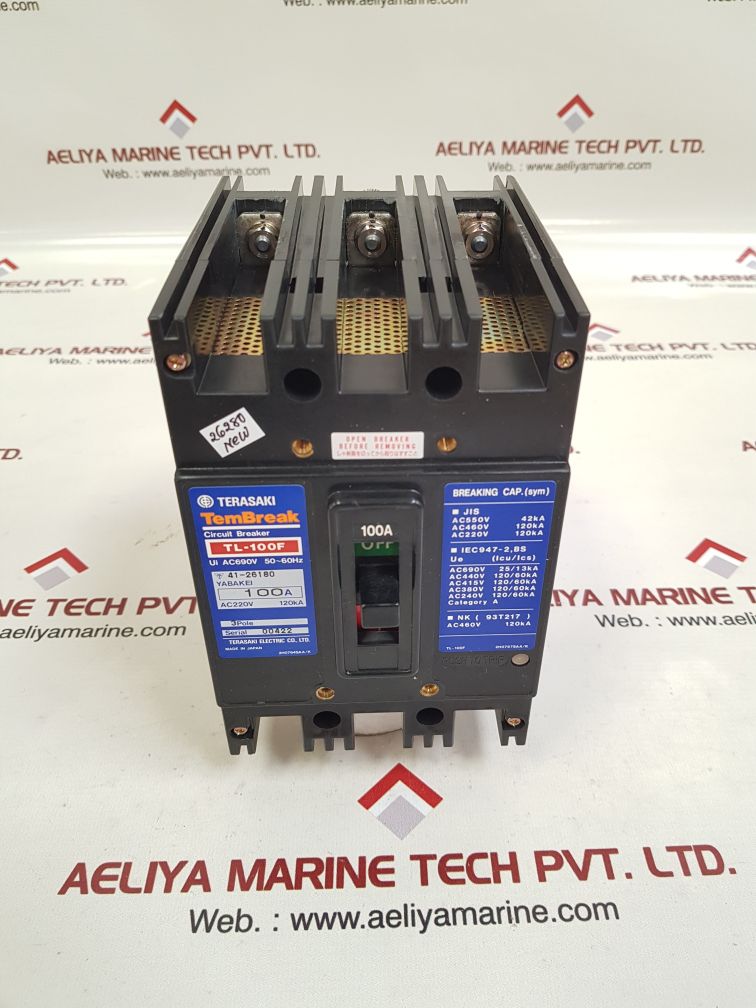 Terasaki tl-100f circuit breaker 100 a