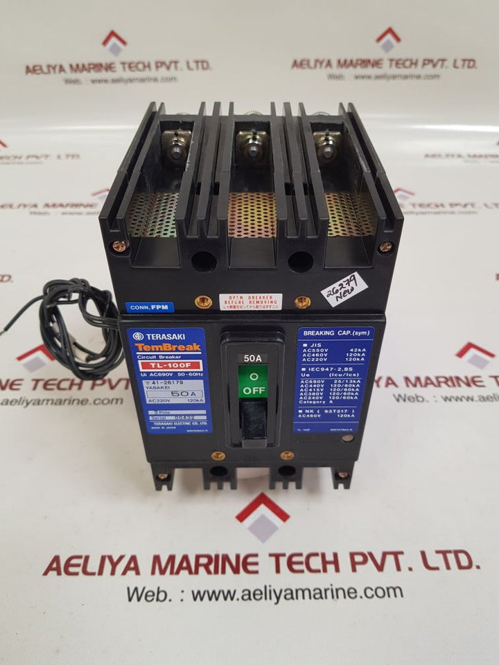 Terasaki tl-100f circuit breaker