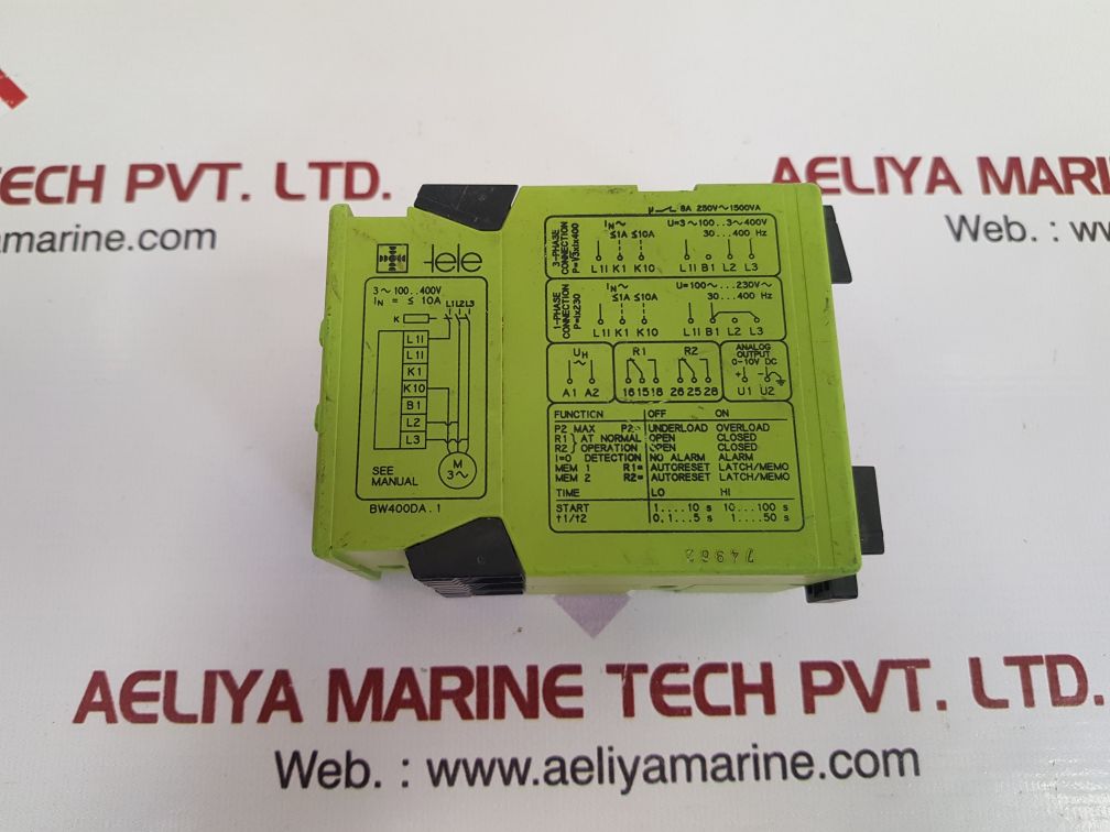 Tele bw400vda5x load limiter