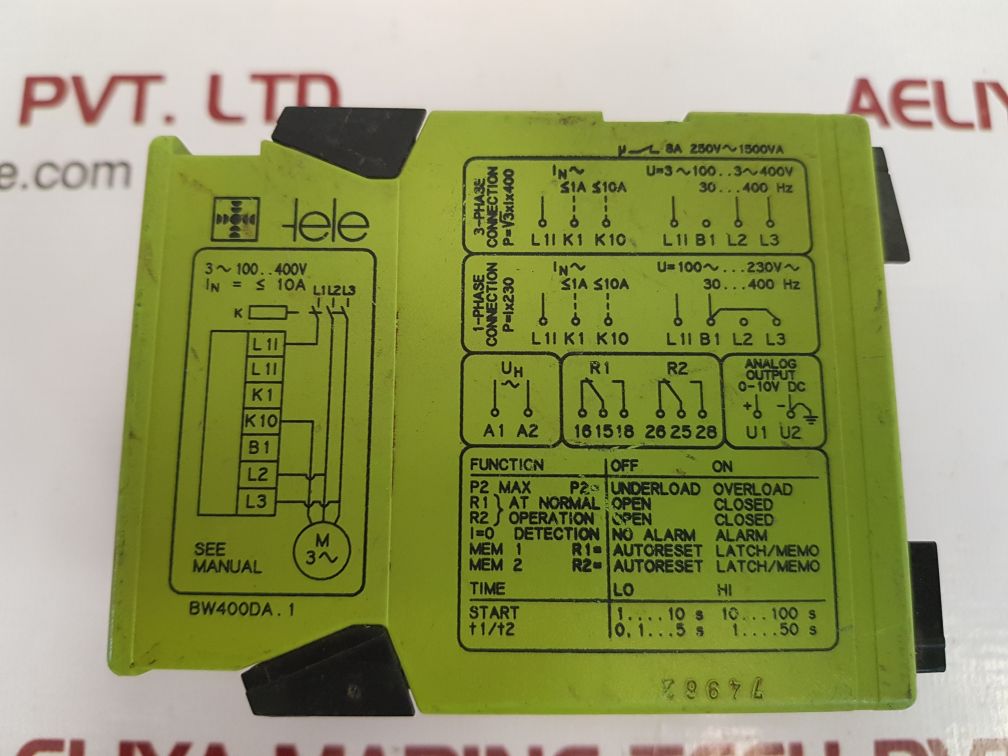 Tele bw400vda5x load limiter