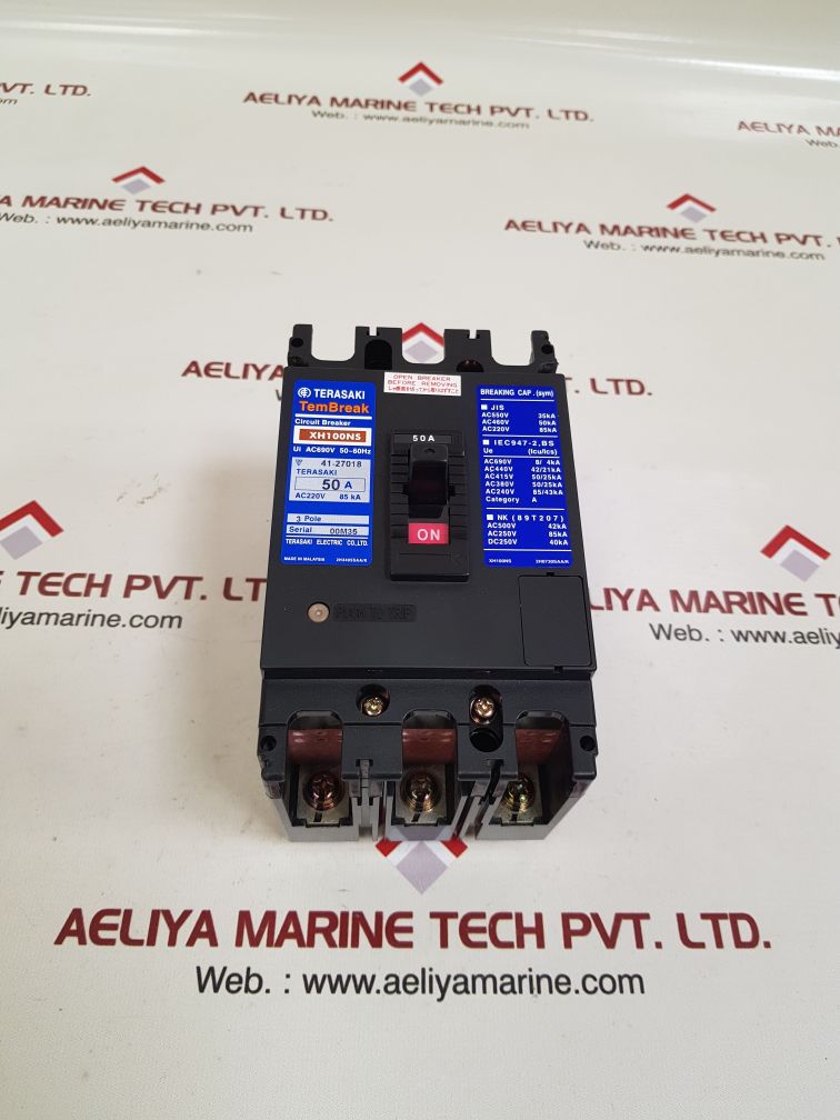 Terasaki xh100ns tembreak circuit breaker 50a