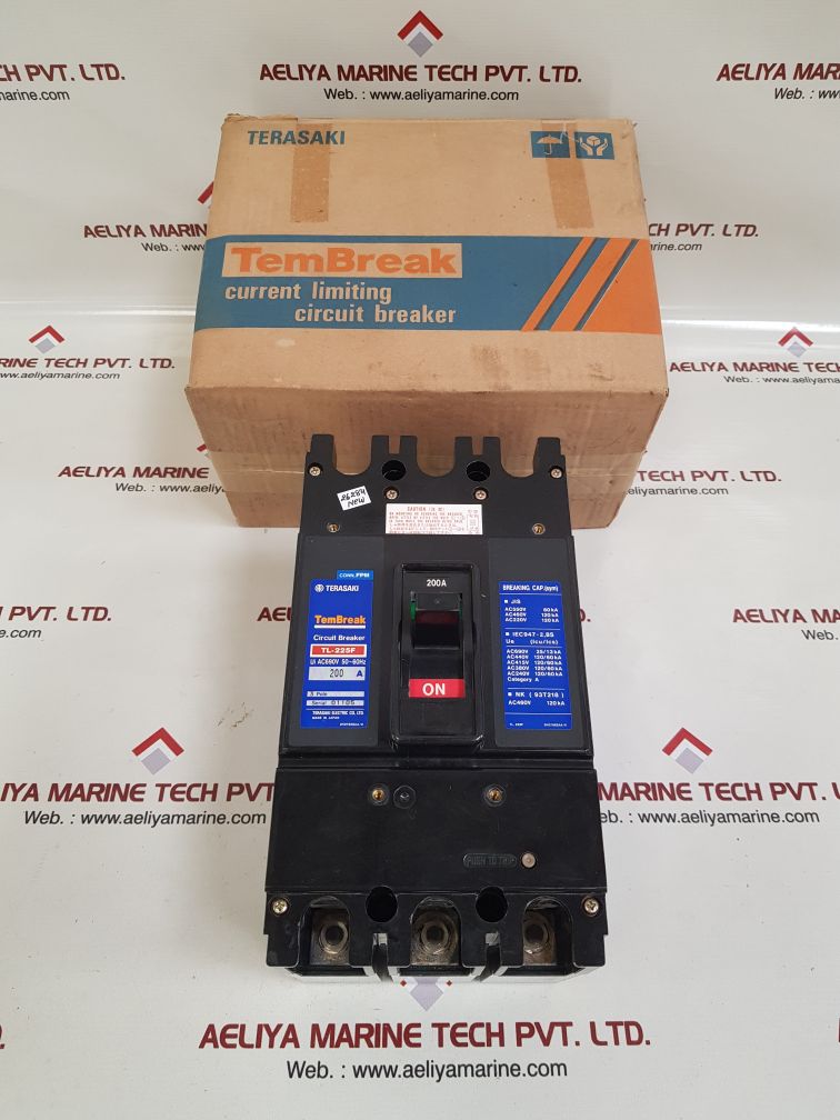 Terasaki tl-225f tembreak circuit breaker 200a