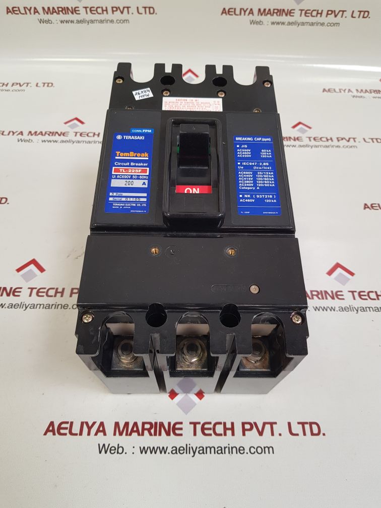 Terasaki tl-225f tembreak circuit breaker 200a