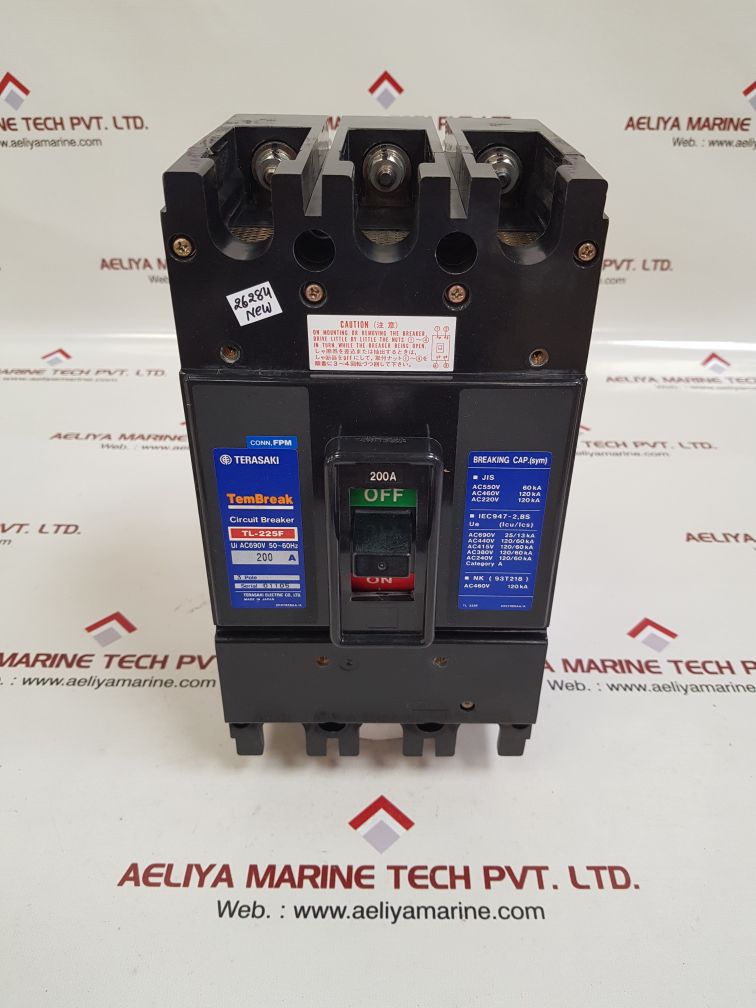 Terasaki tl-225f tembreak circuit breaker 200a