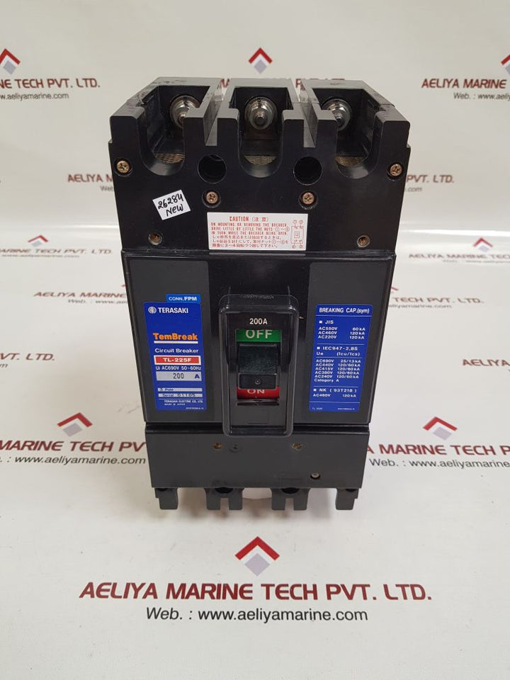Terasaki tl-225f tembreak circuit breaker 200a