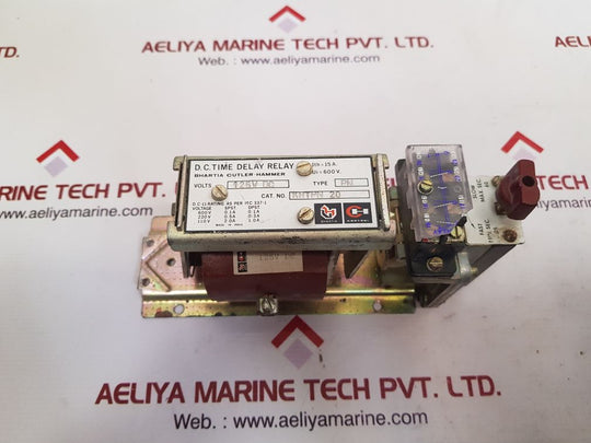 Bhartia cutler-hammer krtpn 20 d.c. time delay relay