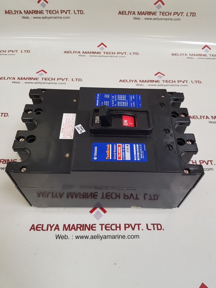 Terasaki tl-400e 3-pole circuit breaker 250a