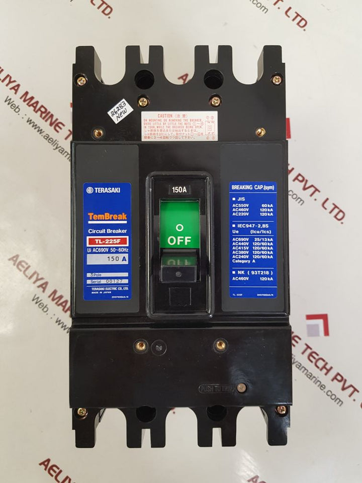 Terasaki tl-225f 3-pole circuit breaker Used