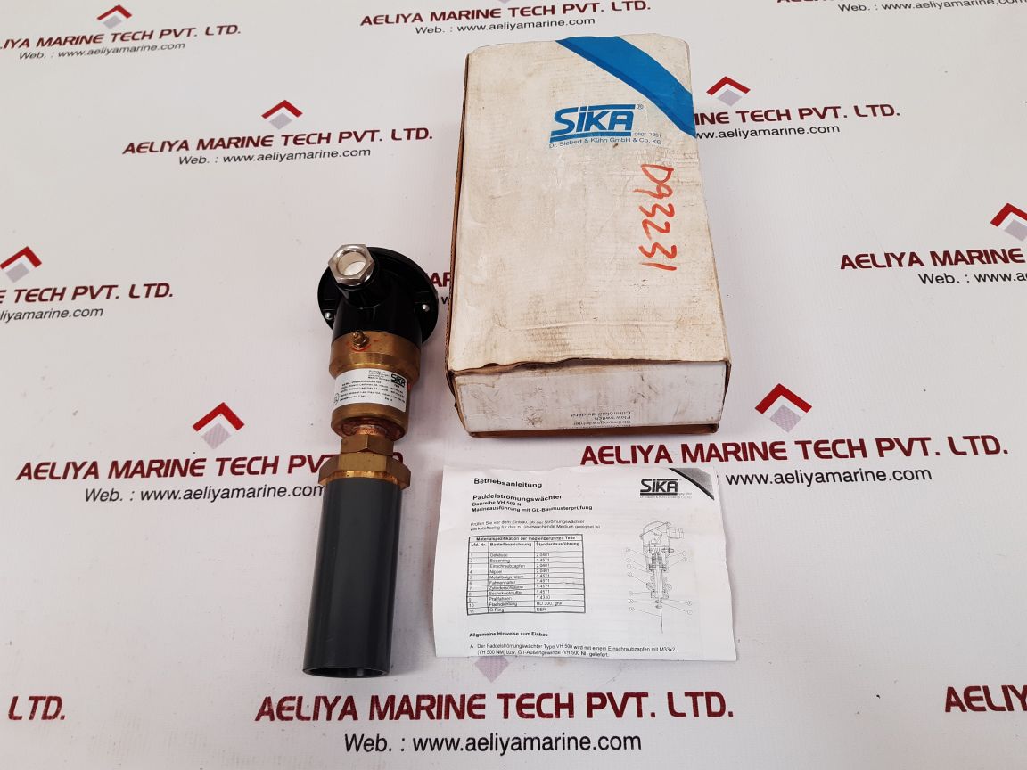 Sika Vh500Rmwaert02 Flow Monitor Pn10