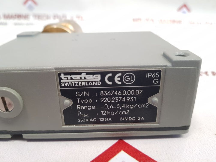 Trafag 920.2374.931 differential pressure switch 