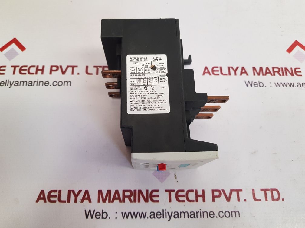 Siemens 3ru1146-4jb0 overload relay