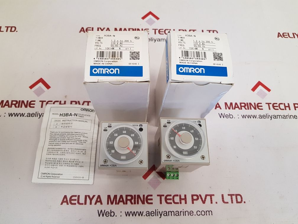 Omron h3ba-n solid-state timer 5a 250vac