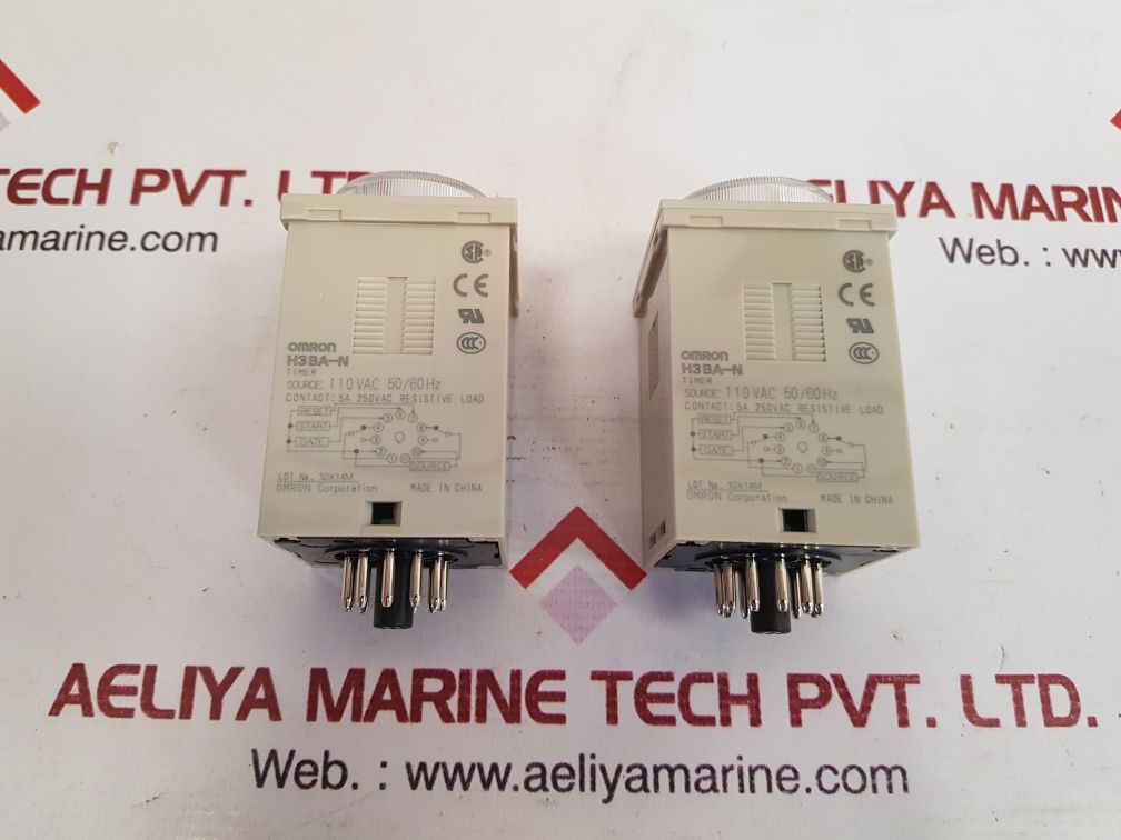 Omron h3ba-n solid-state timer 5a 250vac