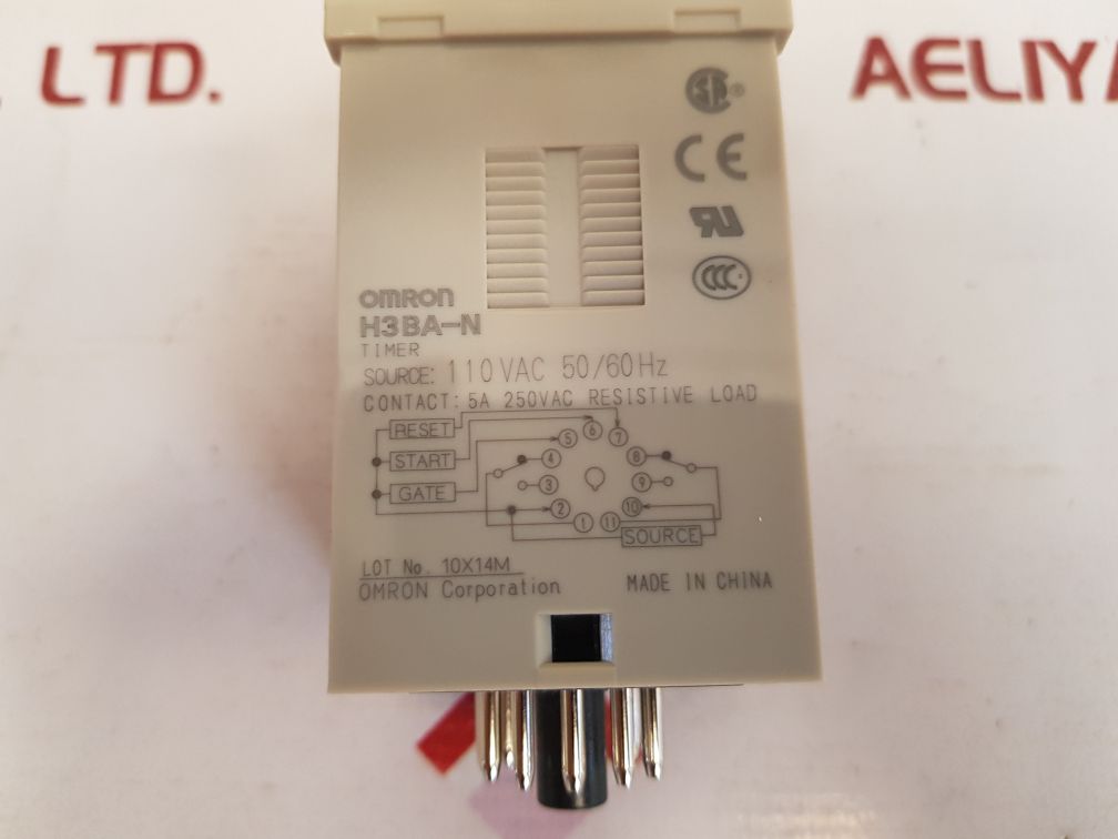 Omron h3ba-n solid-state timer 5a 250vac