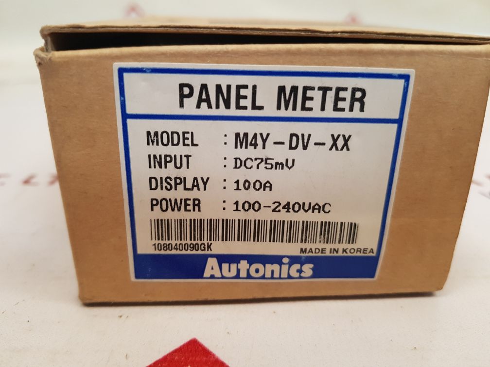 Autonics m4y-dv-xx panel meter