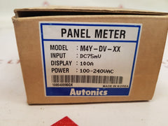 Autonics m4y-dv-xx panel meter