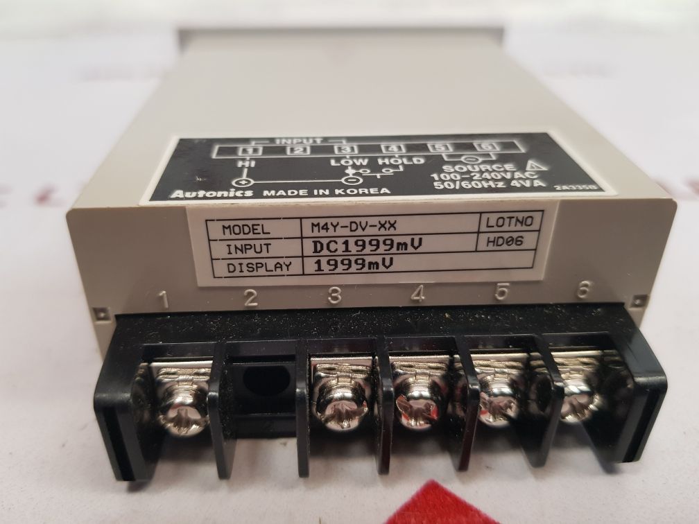 Autonics m4y-dv-xx digital panel meter