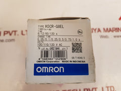 Omron h3cr-g8el timer relay 0.5s-120s
