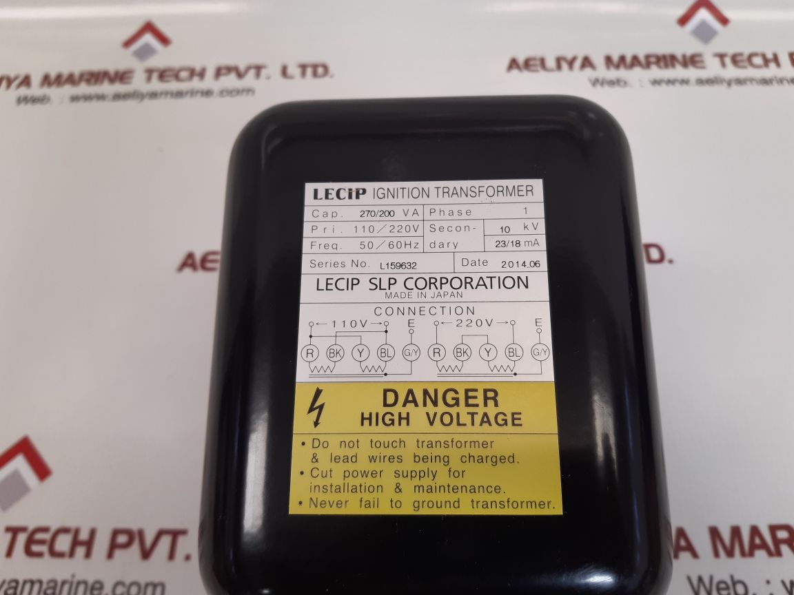 Lecip ignition transformer