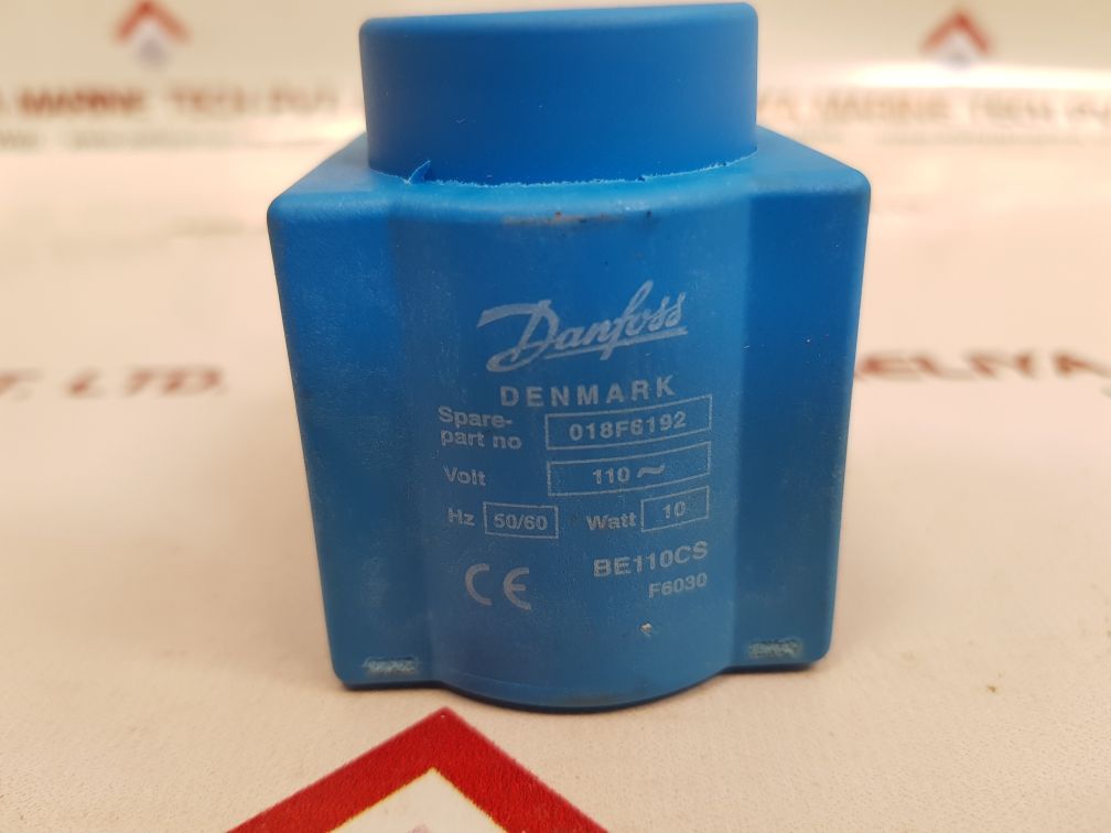 Danfoss 018f6192 solenoid coil be110cs New
