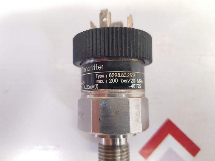 Trafag 8298.83.2317 pressure transmitter