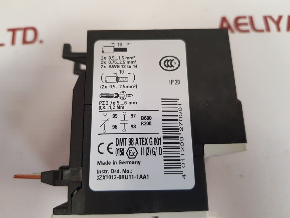 Siemens sirius 3ru1116-1eb0 circuit breaker New
