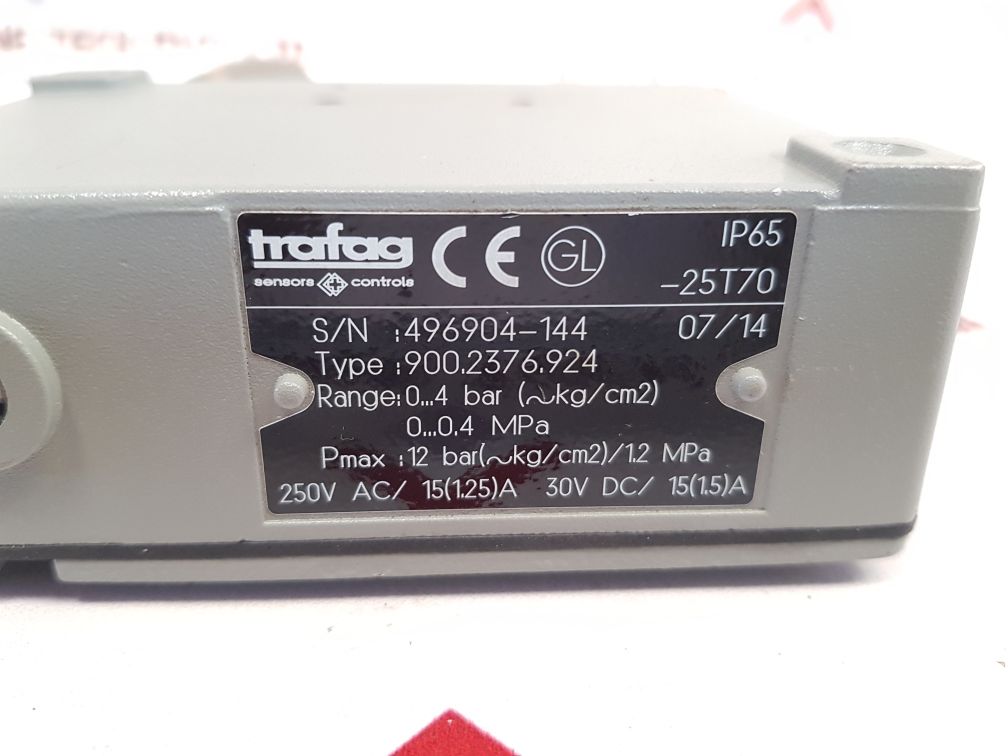 Trafag 900.2376.924 pressure switch ip65
