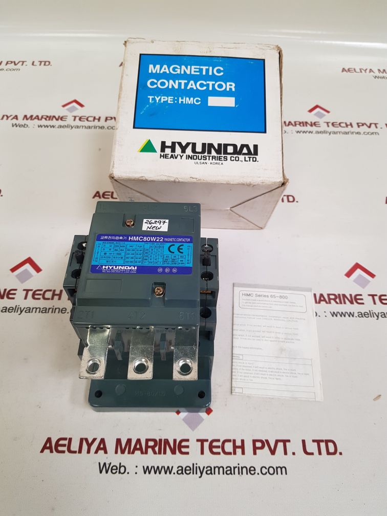Hyundai hmc80w22 magnetic contactor New