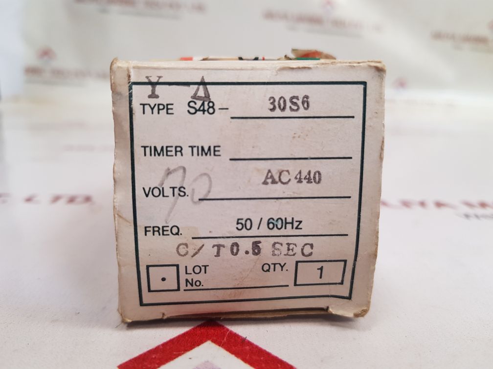 Seil electron s48-30s6 y-delta timer 0-30 sec
