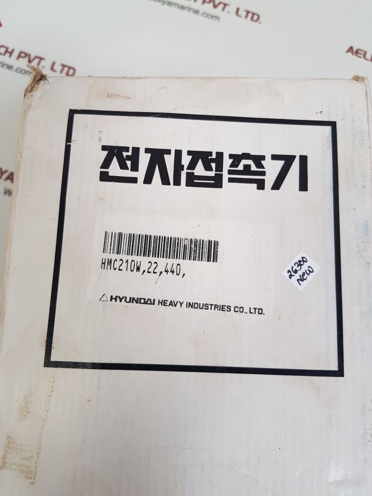 Hyundai hmc210w22 magnetic contactor