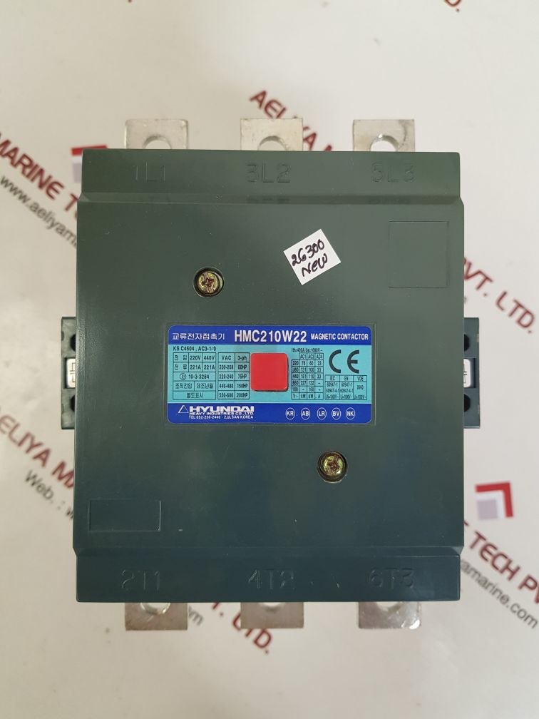 Hyundai hmc210w22 magnetic contactor