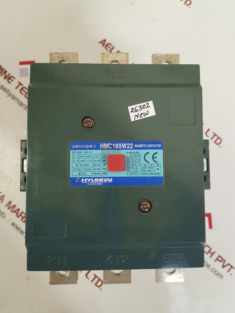 Hyundai hmc180w22 magnetic contactor