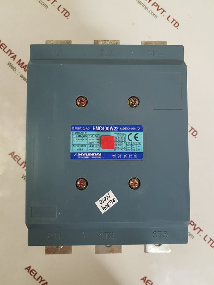 Hyundai hmc400w22 magnetic contactor