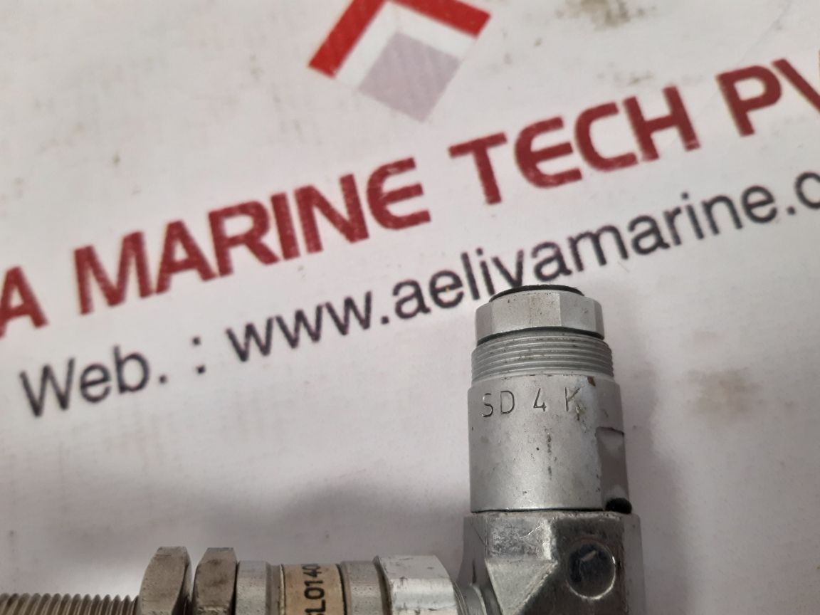 Euchner fgl01406-4h linductive pulse sensor with amplifier new 