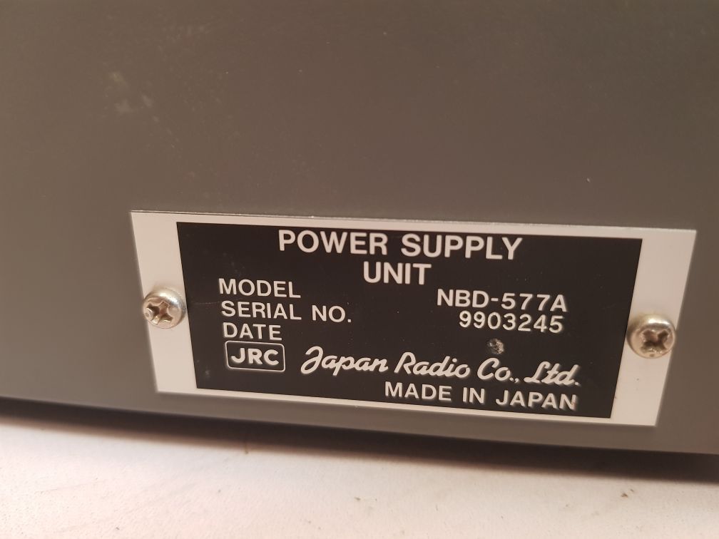Jrc nbd-577a power supply unit
