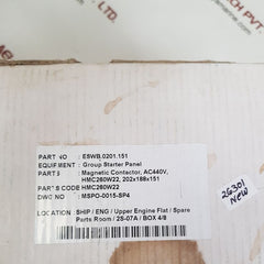 Hyundai hmc260w22 magnetic contactor