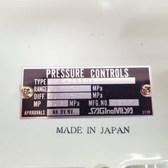 Saginomiya sns-c130w pressure switch New 
