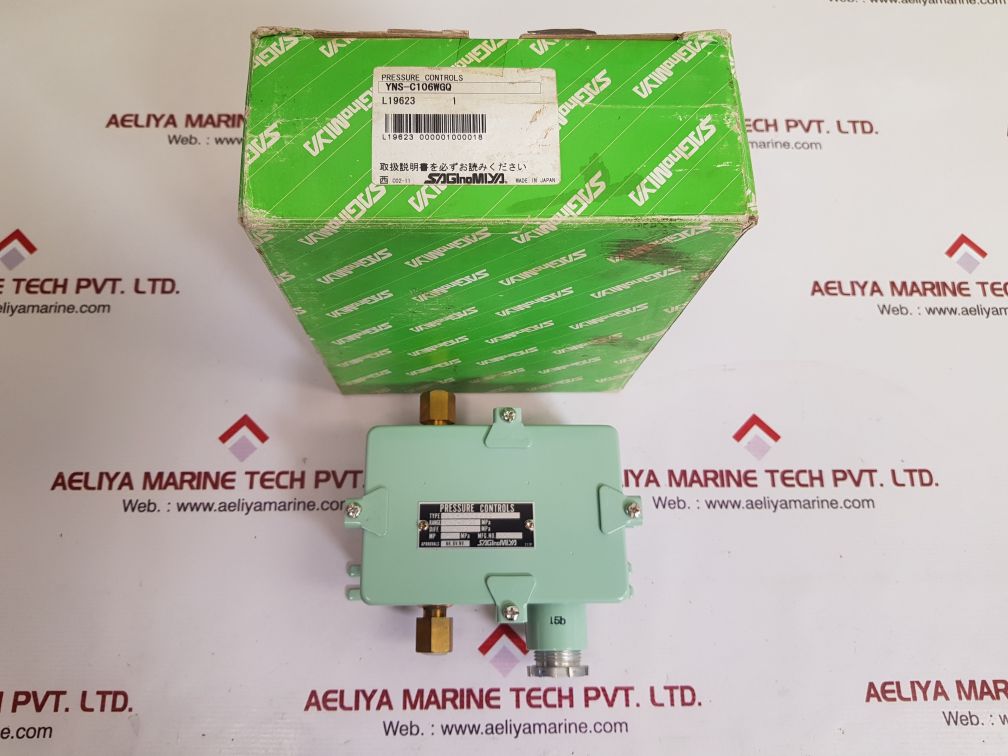 Saginomiya yns-c106wgq pressure switch range 0.02~ 0.35 mpa
