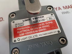 Shin yang q-light slp 5130-al limit switch
